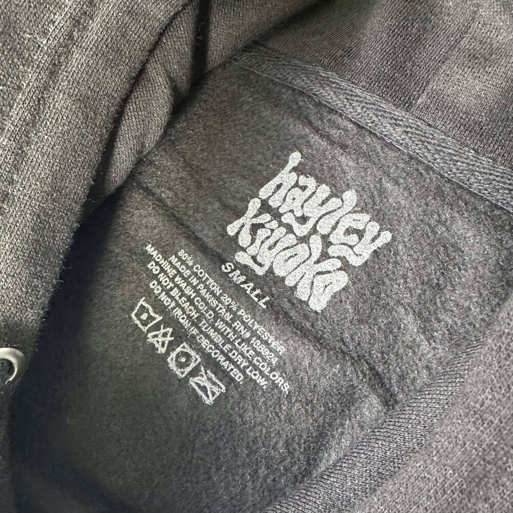 Official Hayley Kiyoko Tour Merch Panorama Black Hoodie Size Small Rare NEW - Picture 3 of 3